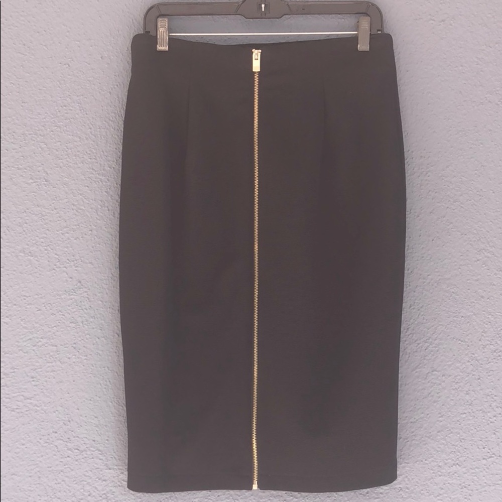 Philosophy Republic fitted knit black pencil skirt